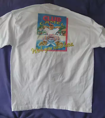 New Vintage Camel Joe Club Pocket T-Shirt - New -RJRTC - 1991 -Auction Find! • $21.95