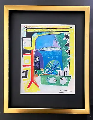 $159 • Buy Pablo Picasso Vintage 1969 | Signed | Hand Tipped Color Plate Framed