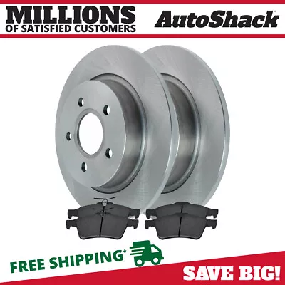 Rear Brake Rotors & Pads For Volvo V50 2004-2011 S40 2006-2013 C70 2007-2013 C30 • $60.97