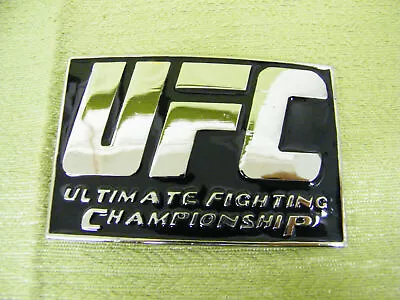 Belt Buckle Ufc Ultimate Fighting Championship. Black Enamel Mma Fight  • $25