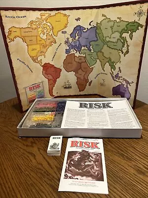 Vintage RISK Board Game 1993 The World Conquest Parker Brothers Complete 90s War • $21.99