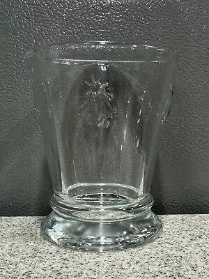 Bee By La Rochere 8 Oz Flat Tumbler 4” Paris France Musees Clear Glass In EUC! • $15