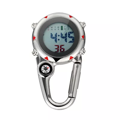 1 Pc Clip On Watch Digital Watch With Carabiner Clip • £13.39
