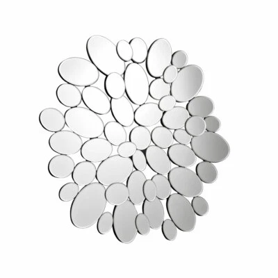 £302.99 • Buy Premier Housewares Pebble Wall Mirror Abstract Design Bevelled Edges Home Décor
