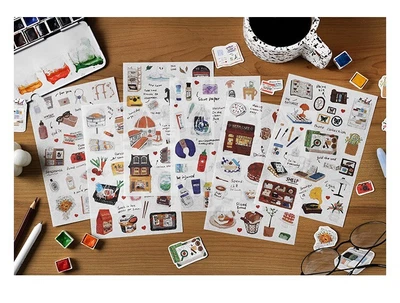$2.79 • Buy Travel Stickers Paper Lover Stationery Bullet Journal Japanese Diary Gift 