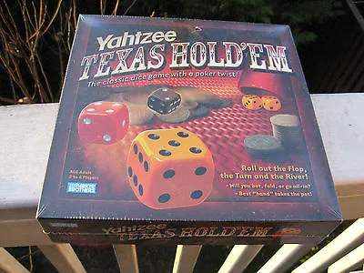 Yahtzee Texas Hold 'em Poker & Dice Board Game NEW Sealed NIB • $21.32