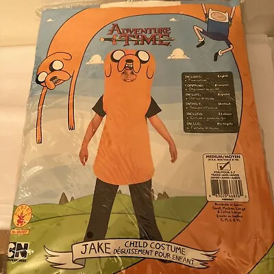 $19.99 • Buy Cartoon Network Adventure Time JAKE THE DOG Child Costume Medium (Ages 5-7) NEW!