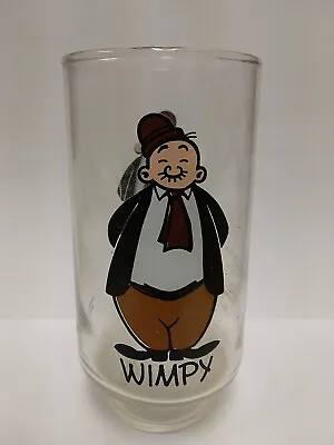 Vintage Wimpy 1975 Coca Cola Kollect-A-Set Series Drinking Glass Popeye 6  • $13.99