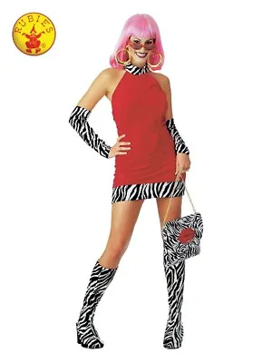Red Hot Mama Rubies Pimps & Hoes Zebra Print Women's Costume- By Rubies • $42