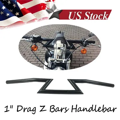 $39.99 • Buy 1  Drag Z Bars Handlebar For Sportster XL883 XL1200 Softail Dyna