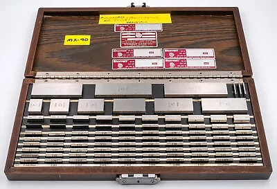 Starrett Webber S2C88MA1 CROBLOX 88 PIECE Metric Gage Block Set • $995