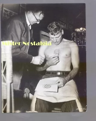 Burt Lancaster Gets Tattoo On Set Of Rose Tattoo Candid Vintage 1956 Photo • $9.99