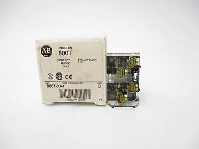 Allen Bradley 800t-xa4 Ser. D (wh) Nsmp • $34