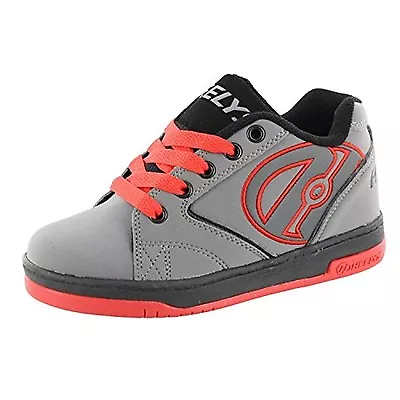 Heelys Men's PropelGrey/Black/Red Wheel Shoes SneakersUS Size 8 M • £38.60