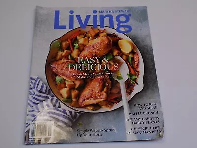 Martha Stewart Living Magazine May 2021 Easy Delicious Fresh Meals Waffle Brunch • $9.99