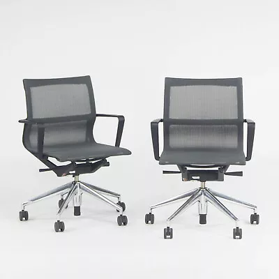 2018 Vitra Physix Rolling Desk Chair By Alberta Meda Gray Mesh Sets Available • $775
