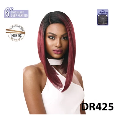 $31.95 • Buy Swiss Lace Front L - Part Full Wig - Straight Blunt Lob - Talia