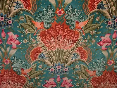 Istanbul Tapestry Velvet Fabric Curtain Upholstery Cushion Roman Blind Use • £2.99