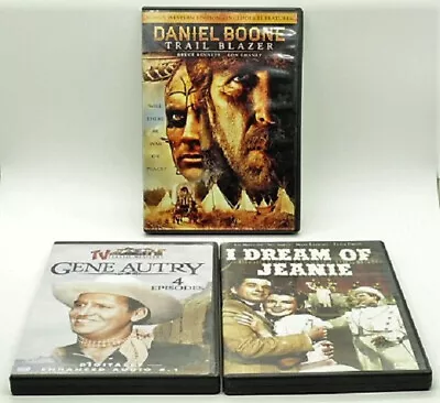 DANIEL BOONE TRAIL BLAZER I Dream Of Jeanie GENE AUTRY 4 Episodes DVD Westerns • $2.71