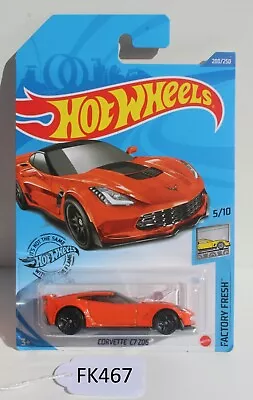 Hot Wheels HW Factory Fresh Corvette C7 Z06 Orange 5/10 FNQHotwheels FK467 • $4.36