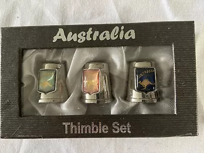 £5 • Buy Boxed Set Of 3  Australian Thimbles