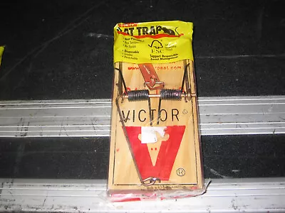 Large Victor M201 Snap Spring Wooden Rat Trap 3-1/4 X 7  • $4.50