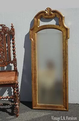 Vintage French Provincial Gold Wall Mantle Mirror By Carolina Mirror Co. • $450