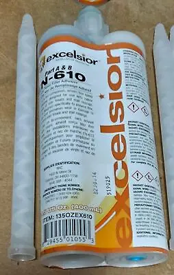 Excelsior EN-610 Epoxy Caulking Compound 13.5 Oz Dual-Cartridge High Strength !f • $32.75