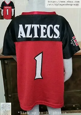 $21.79 • Buy NCAA San Diego State AZTECS #1 Rivalry Threads 91 TODDLER Graphic Jersey Size 3T