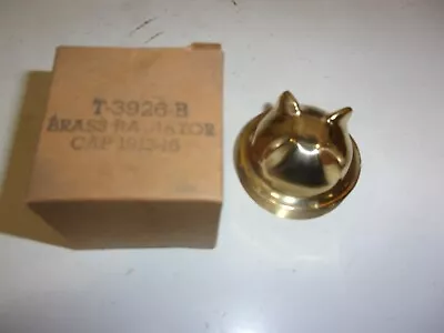 Ford Model T13-16 BRASS LOW FIN RADIATOR CAP  T-3926-B Model Year 1913-1916 • $15