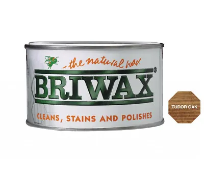 Briwax Tudor Oak Furniture Wax Polish Wood Cleaner Restorer 400g Stain Polish • £20.70