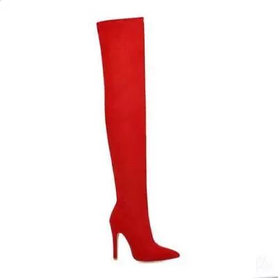Sexy Womens Over The Knee Thigh Stilettos High Heel Boots Pointed Clubwear Party • $72.67