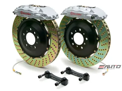 BREMBO Front GT Big Brake B Caliper Silver 355x32 Drill Disc R32 R33 Skyline GTR • $3995