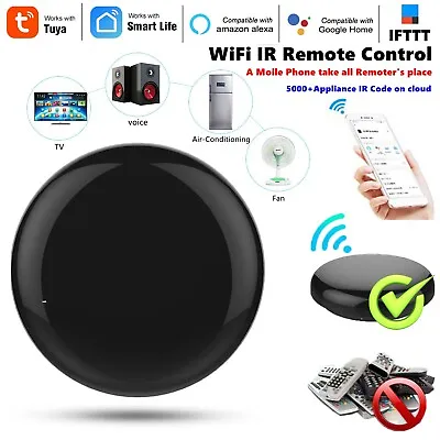 Universal Infrared WiFi Smart IR Remote Control For Tuya Alexa Google Home TV  • $10.90