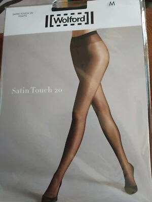 £13.50 • Buy Wolford Satin Touch 20 Tights Black,  Medium, Shimmer