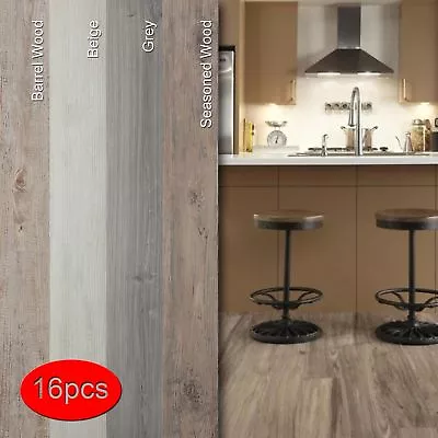 16X Vinyl Plank Flooring Self Adhesive Peel & Stick Kitchen Bathroom Wood Floors • $30.99