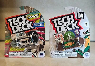 Tech Deck Throwback Series Rare  Bla Bac Ultra Rare Lot Of 2 Girl • $8.99