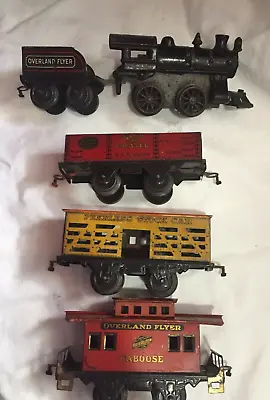 Hafner Overland Flyer Tin Train Fright Prewar Set O Gauge 1930's • $239.99