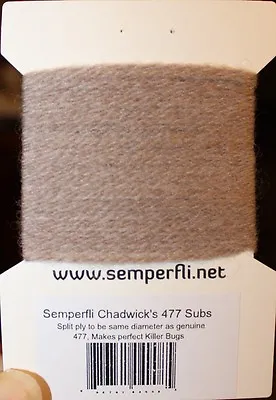 Fly Tying Semperfli Chadwick 477 Wool Substitute L5 • £4.94