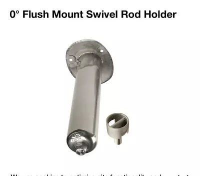 C.E. Smith 536800S - Flush Mount Rod Holder - 0° - Swivel - 10.5  Deep • $150