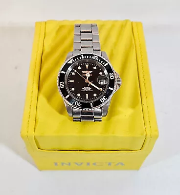 Invicta Pro Diver Watch 89260B Stainless Steel 24 Jewels Water Resistant • £55