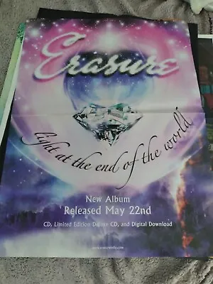 Erasure     Vintage Promo Poster • $10.99