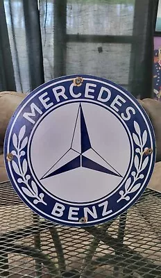 Mercedes Benz Dealer Vintage Style Porcelain Sign • $55