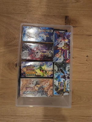 $6000 • Buy Pokemon Booster Box Bundle - Evolutions Roaring Skies Unbroken Bonds Darkness...