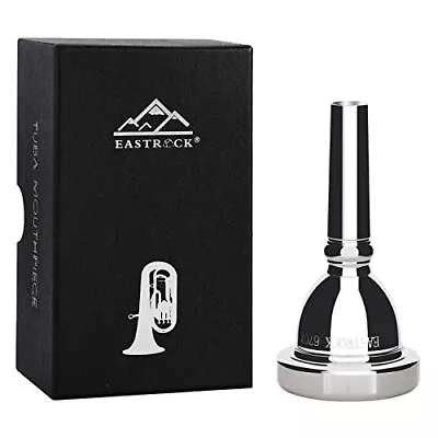 EastRock Standard Tuba Mouthpiece Silver Plated Tuba Mouthpiece Size 67C4 Tub... • $44.04