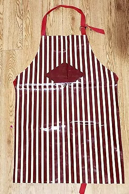 Vintage Fortnum & Mason Stripped Apron LONDON APRON 20 ¾ X 30 Inches. • $20