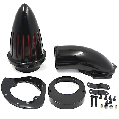 Air Cleaner Intake Kit Bullet For Yamaha Vstar V-Star 650 86- 2012 Gloss Black  • $91.79