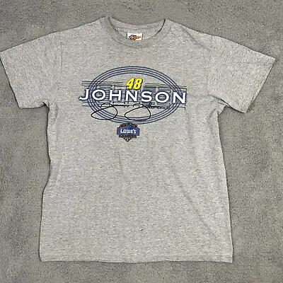 VINTAGE NASCAR Winners Circle Jimmie Johnson #48 Lowes Tshirt Size XL • $16.05