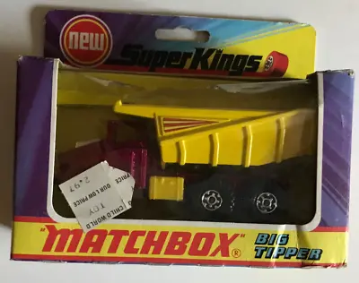 VINTAGE 1970s MATCHBOX SUPER KINGS K-4 BIG TIPPER TRUCK NEW IN BOX • $49.99