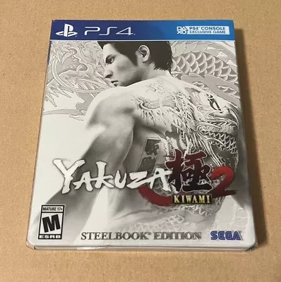 Yakuza Kiwami 2 SteelBook Edition (Playstation 4. PS4) (Very Good Condition) • $68